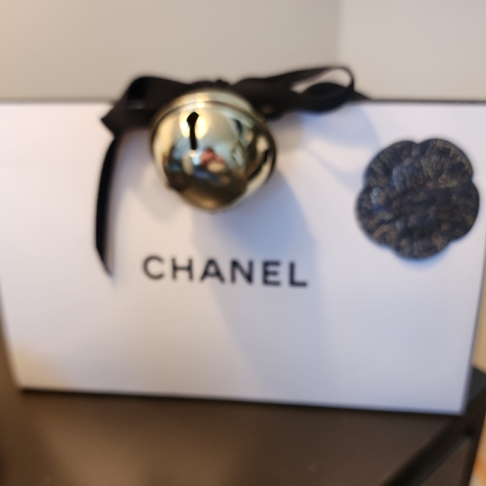 Chanel Gift Box with Black Ribbon